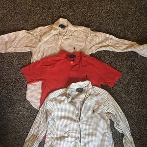 Lot of boys 10/12 Ralph Lauren shirts